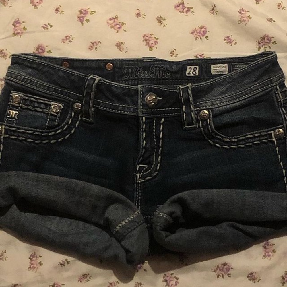 *.• miss me shorts SOLD